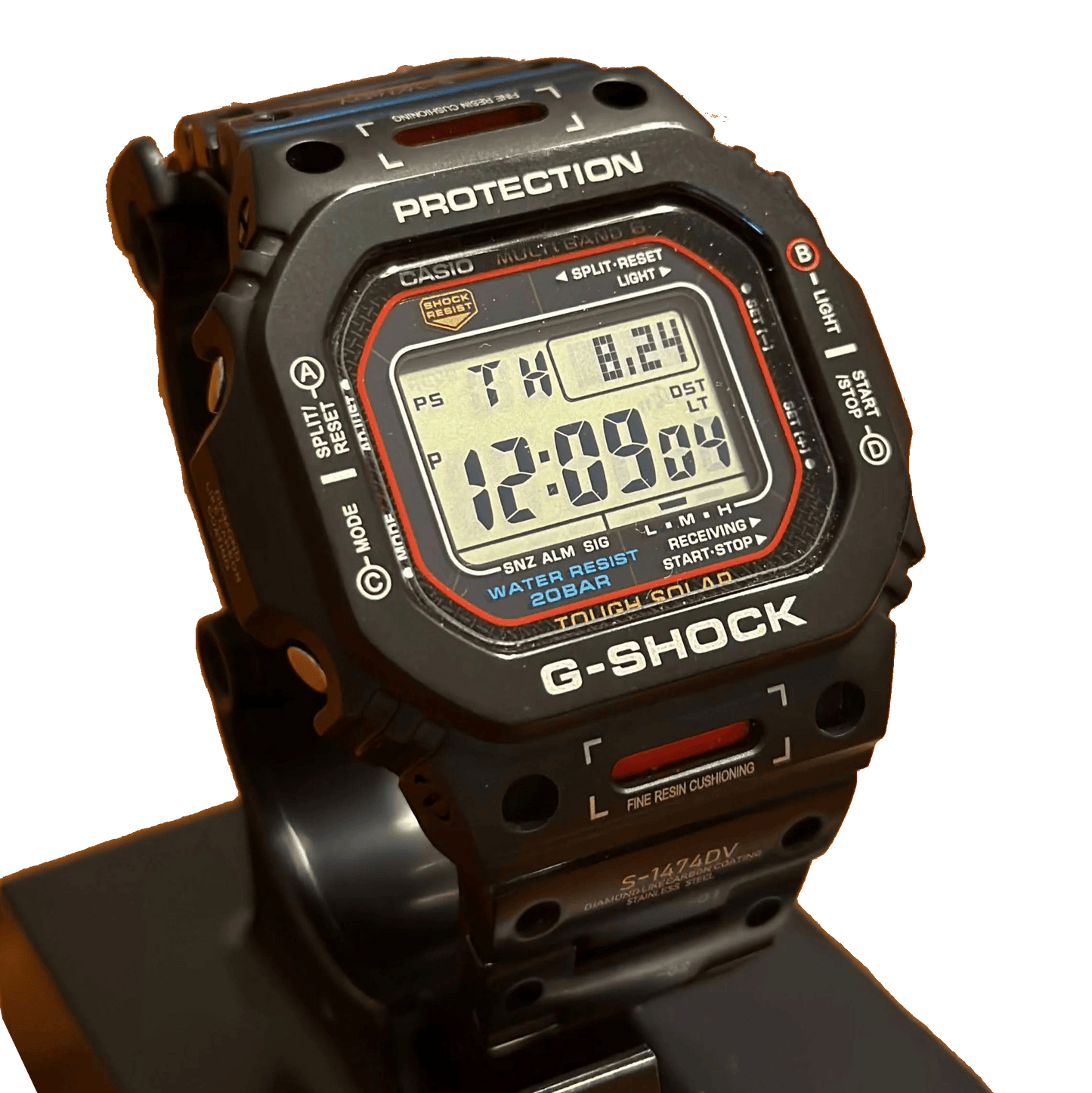 G-TUNE Special Edition Titanium Red Square G-Shock Mod Special Edition Titanium Red Square G-Shock Mod