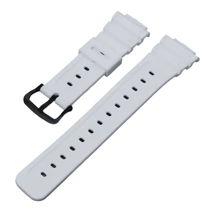 G-TUNE White Black Rubber Strap for G-Shock GA-110/DW-5600 Series Rubber Strap for G-Shock GA-110/DW-5600 Series