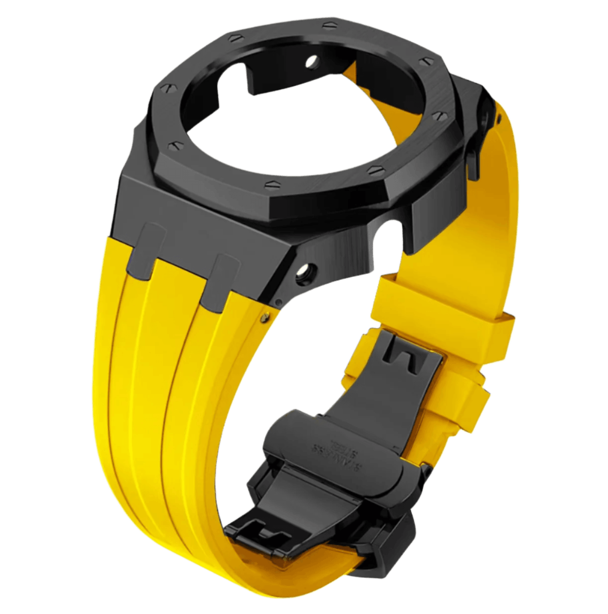 G-TUNE Yellow & Black Yellow Rubber and Black Steel Band Yellow Rubber and Black Steel Band