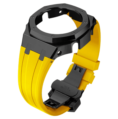 G-TUNE Yellow & Black Yellow Rubber and Black Steel Band Yellow Rubber and Black Steel Band