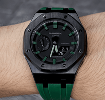 Green & Black G-Shock Mod - G-TUNE