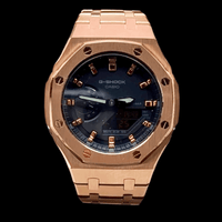 RoseGold & Black G-Shock Mod - G-TUNE